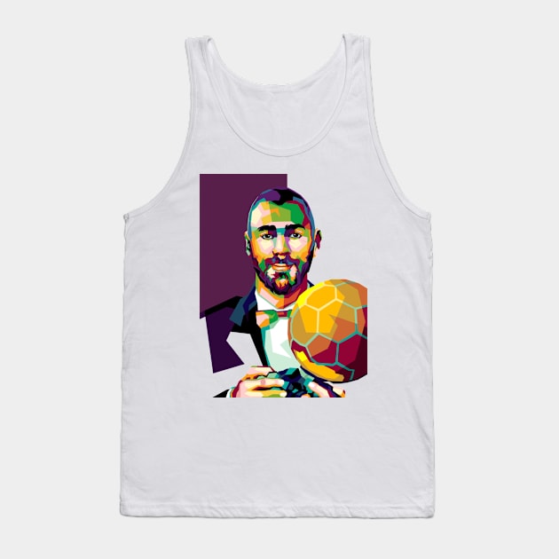 The Trend Football 2022 Tank Top by animaperio pixel retro